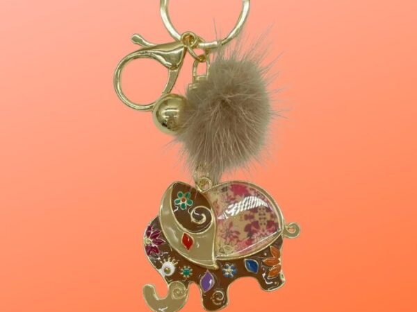 Portachiavi Elefante Pon Pon