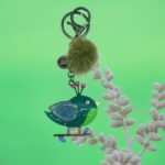 Portachiavi Uccellino Pon Pon