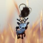 Portachiavi Renna Pon Pon