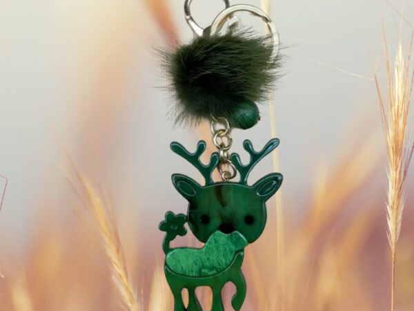 Portachiavi Renna Pon Pon