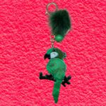 Portachiavi Pappagallo Pon Pon