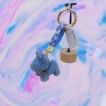 Portachiavi Cane Strass