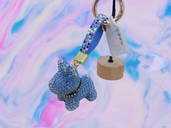 Portachiavi Cane Strass