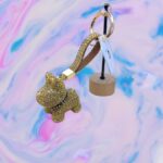 Portachiavi Cane Strass