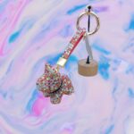 Portachiavi Cane Strass