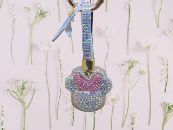 Portachiavi Minnie Strass