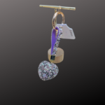 Portachiavi Cuore Strass