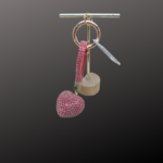 Portachiavi Cuore Strass