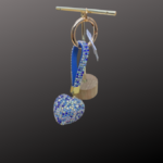 Portachiavi Cuore Strass