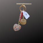 Portachiavi Cuore Strass