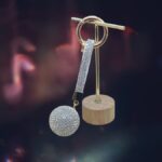 Portachiavi Palla Strass