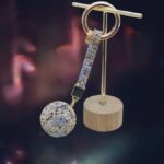 Portachiavi Palla Strass