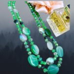 Collana Pietre Colorate a due fili