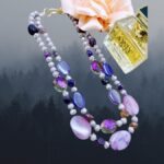 Collana Pietre Colorate a due fili