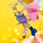 Portachiavi Gufo Colorato