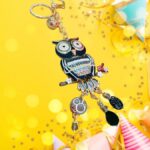 Portachiavi Gufo Colorato