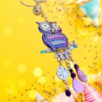 Portachiavi Gufo Colorato