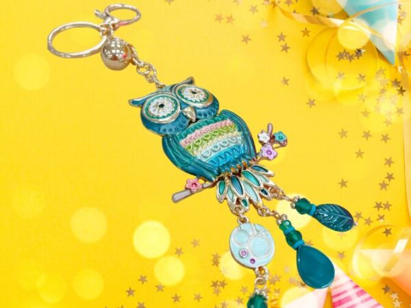 Portachiavi Gufo Colorato