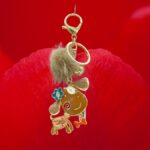 Portachiavi Cagnolino Pon Pon