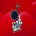 Portachiavi Cagnolino Pon Pon