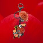 Portachiavi Cagnolino Pon Pon