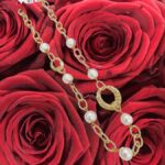 Collana Lunga Perle e Oro