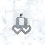 Orecchini a Cuore con Strass