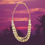 Collana Strass a 3 Fili