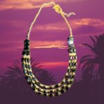 Collana Strass a 3 Fili