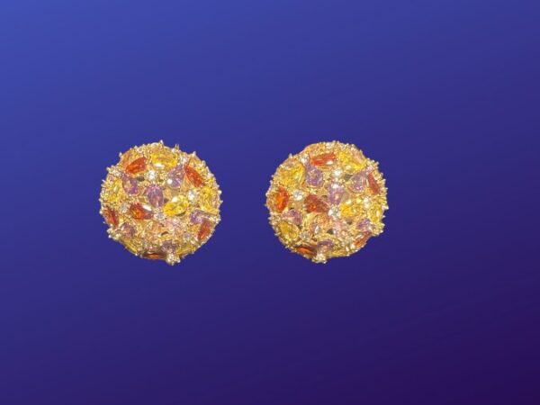 Orecchini Tondi Pietre