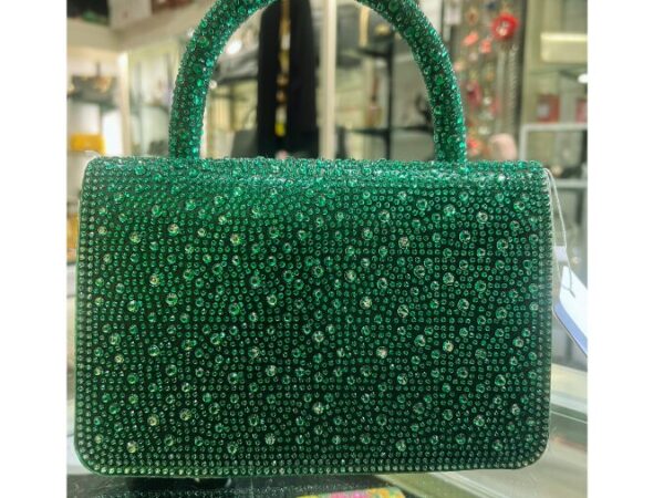 borsetta verde smeraldo