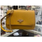 Borsetta con tracolla color giallo senape