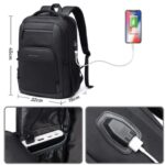 zaino uomo con ricarica telefono